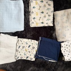 Baby Boy Receiving Blankets