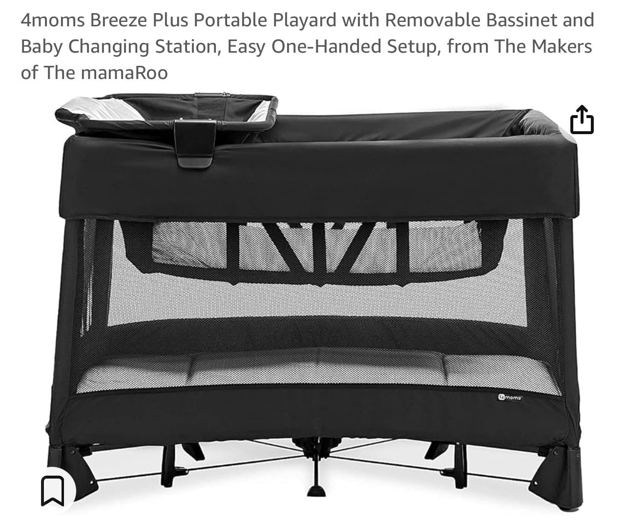 4moms bassinet and Playard Mattress / Bonus Diaper Caddy