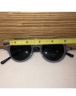Komono Sunglasses Kids New Vivien Round Violet Black for  display picture 1