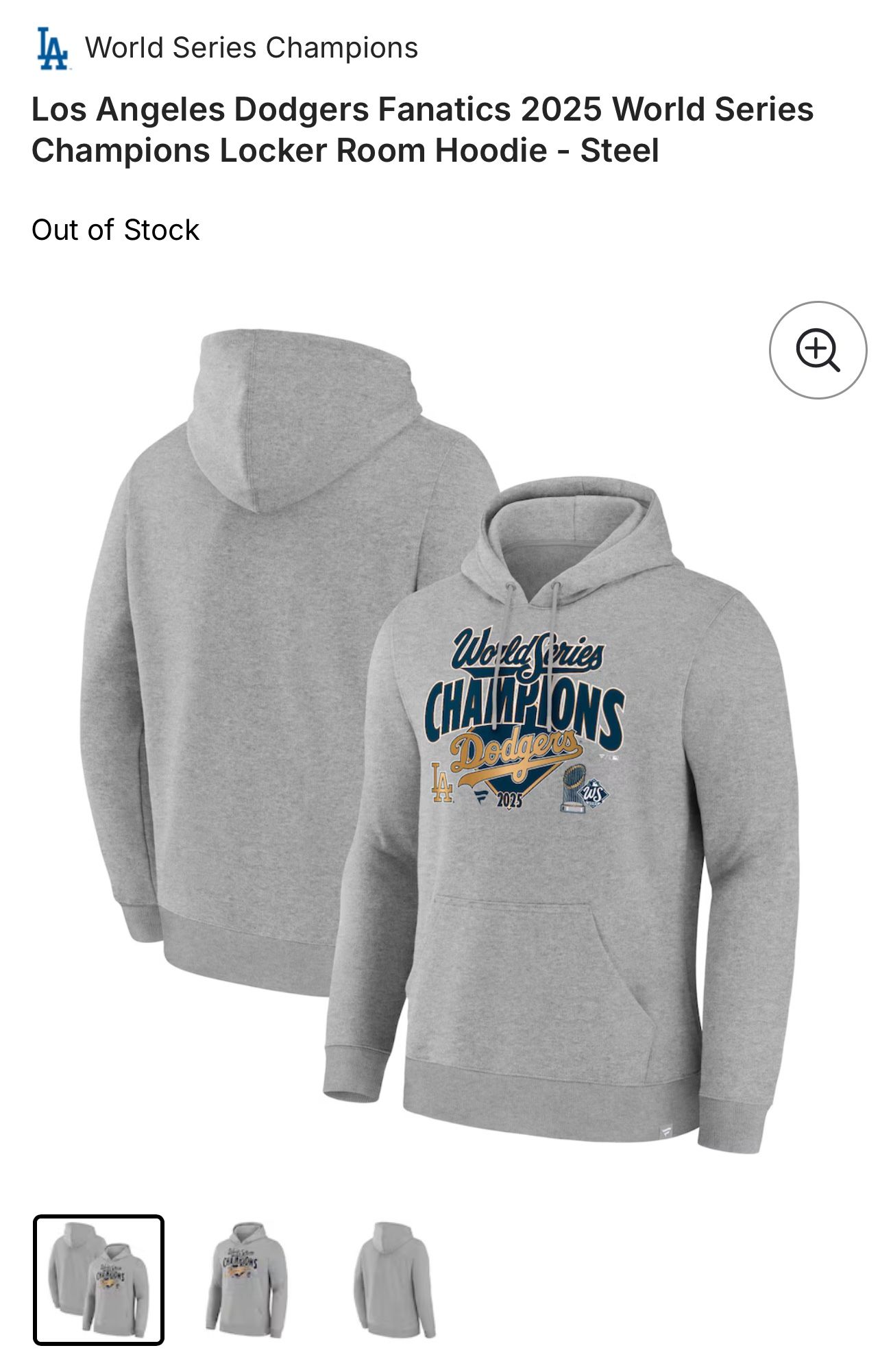 Dodgers Champions Hoodie
