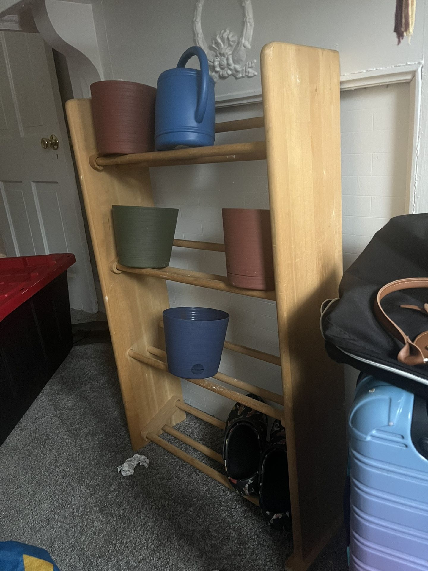 Shelf And Plant Pots