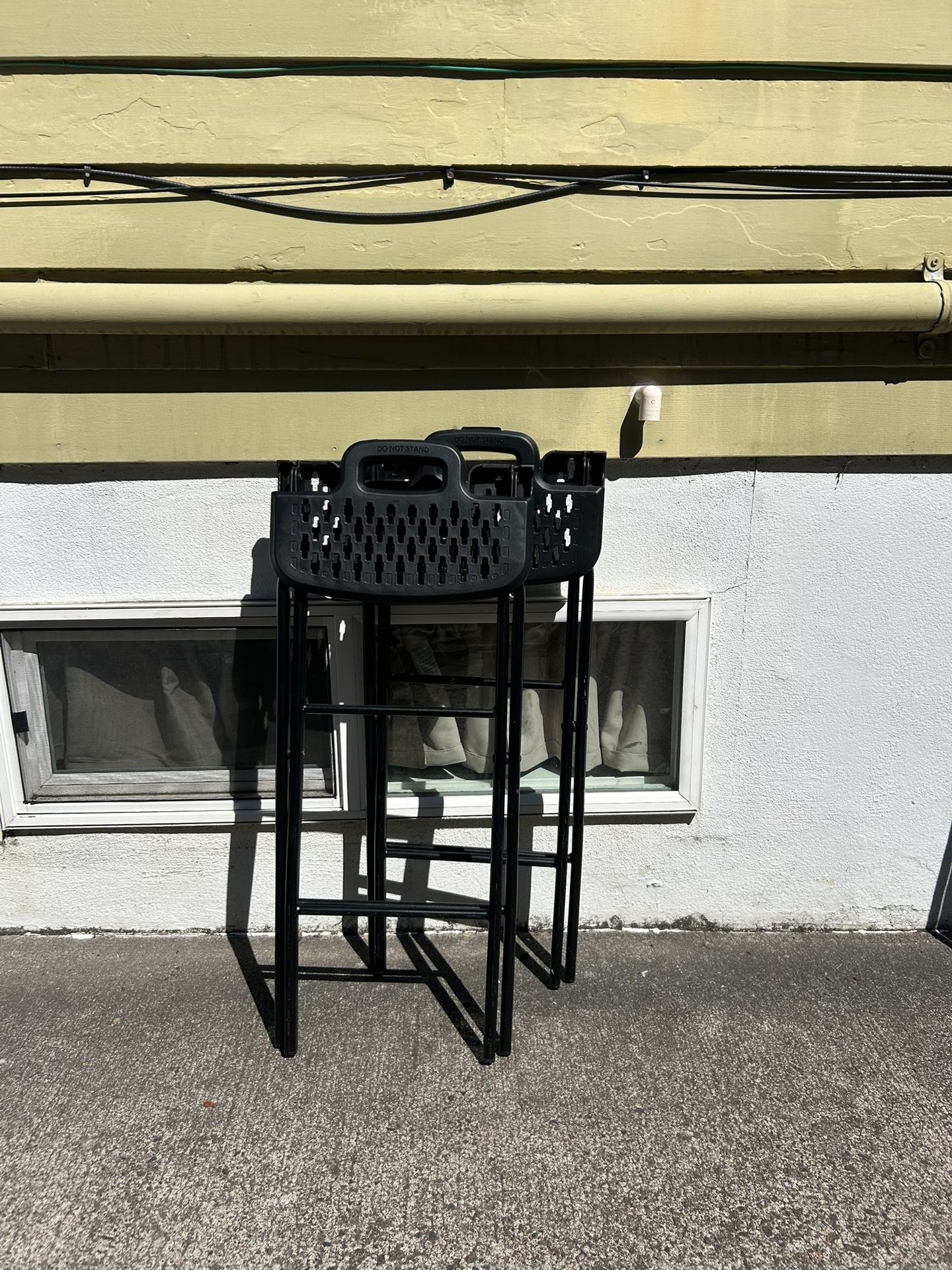 Two Counter Stools (Foldable/Collapsible)