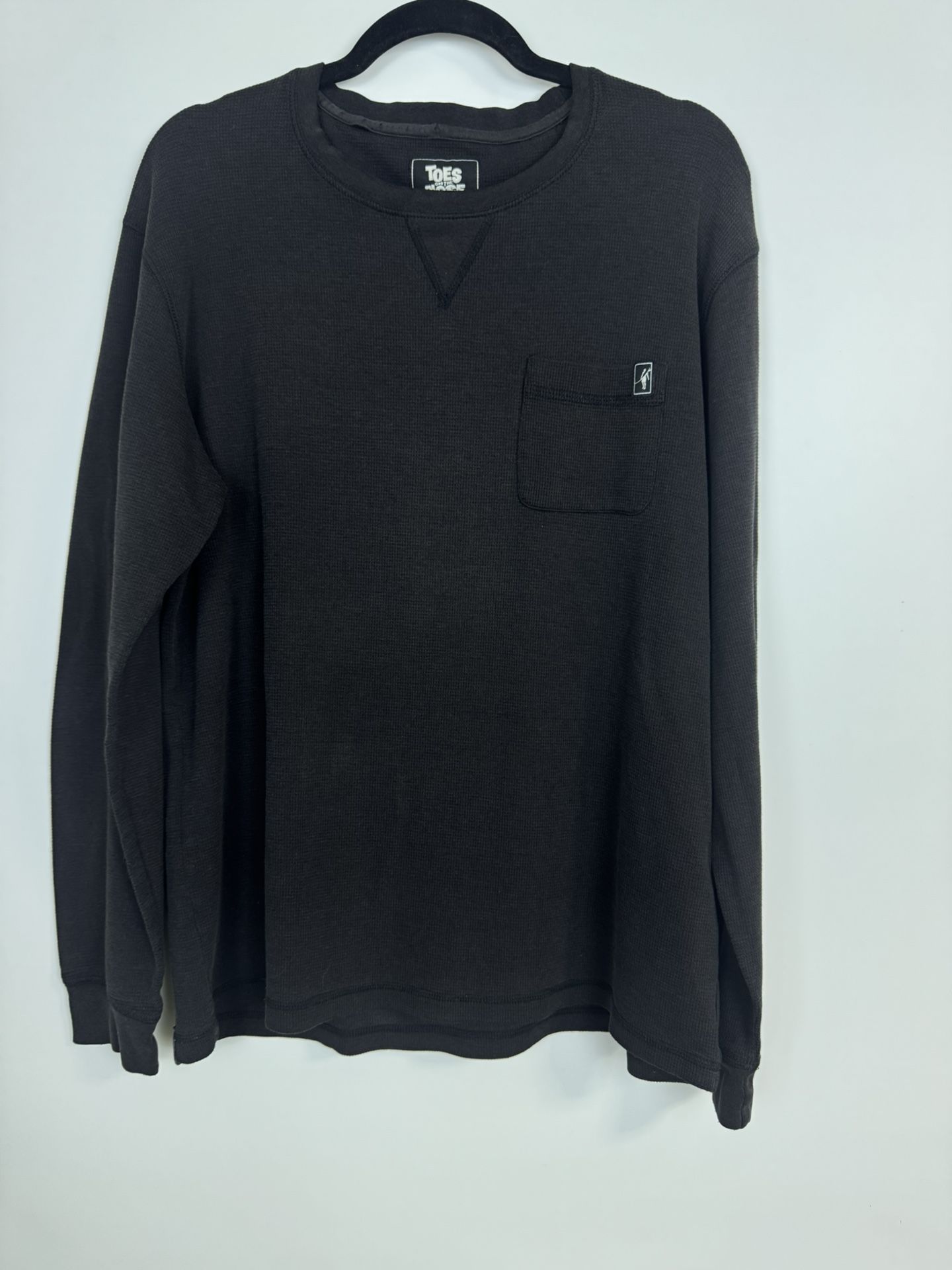 Toes On The Nose Black Crew Neck Sweatshirt