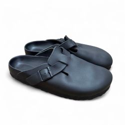 Birkenstock Boston black leather Exquisite clogs
