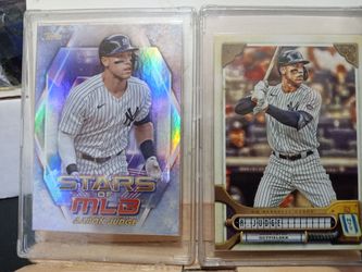 4 Baseball Cards  Aaron Judge & Juan Soto