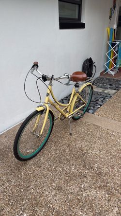 Women’s Pure City 3-speed Yellow Beach Cruiser