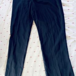 Stylish dark navy blue trousers