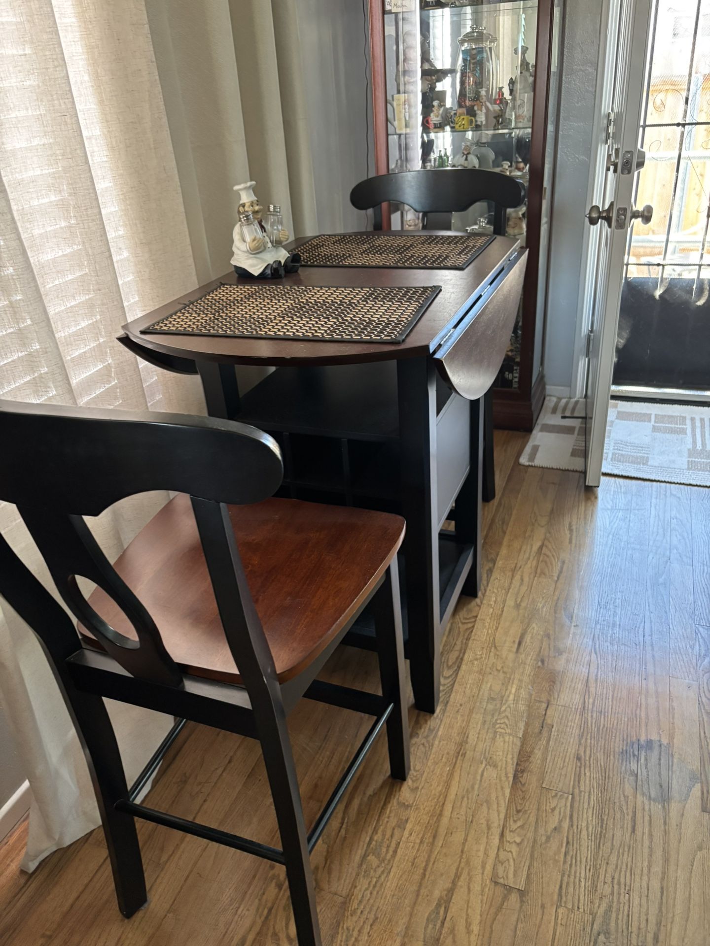 Dining Table With Chairs And Stools