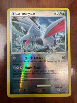 Pokemon Skarmory 51/100 Diamond & Pearl Stormfront Reverse Holo NM/M PACK FRESH