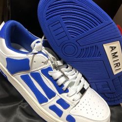 Blue Amiri Skel Sneakers.       8,Only 