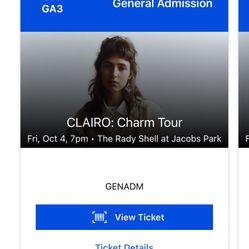 Clairo Ticket Ga 