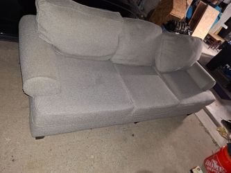 Grey couch very clean