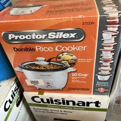 Proctor - Silex 10 Cups Capacity  Rice Cooker  Model  37533 New  