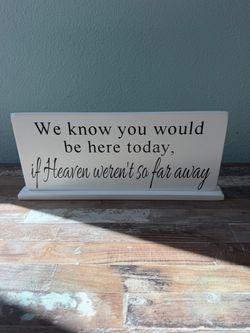 Wedding Memorial Sign (~15.5”)