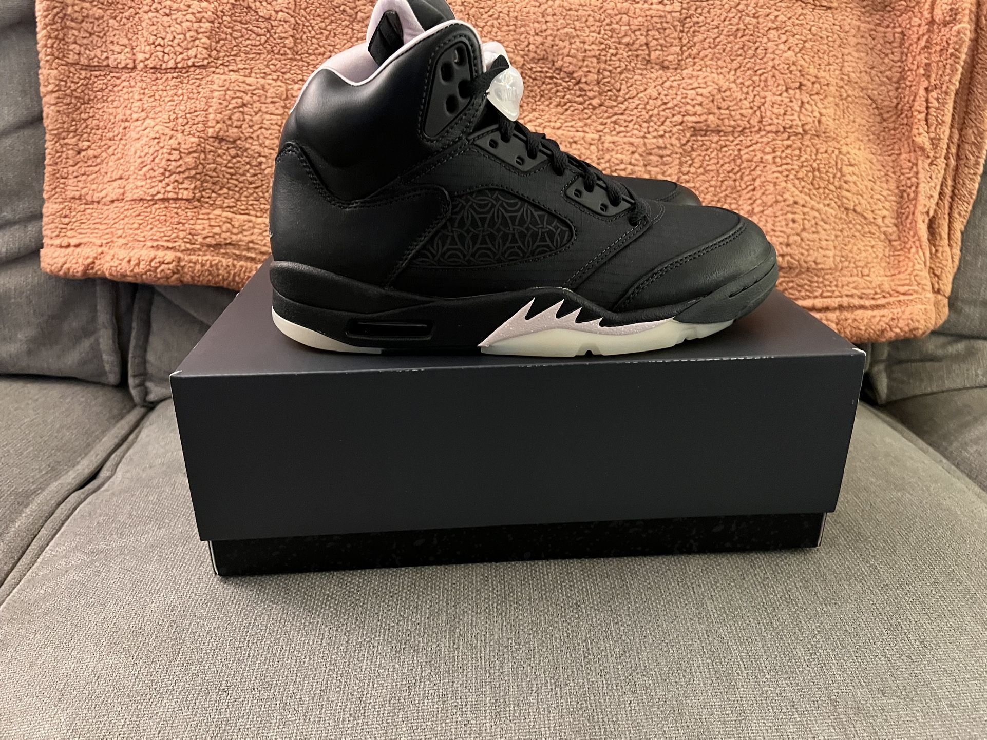 Paris Saint Germain PSG x Air Jordan 5 Retro Sneakers Size 7.5