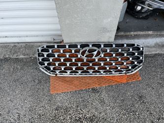 HYUNDAI SANTA FE FRONT GRILL RADIATOR 2020-2023-OEM