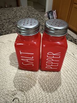 Red Salt & Pepper Shakers