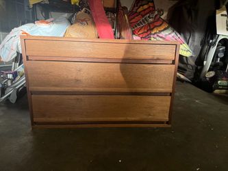 Midcentury vintage 3-Drawer Wood Dresser