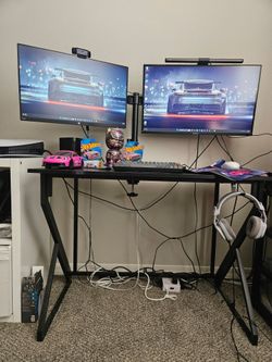 Escritorio, gaming desk Z Shaped 40 inch