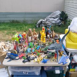 81 dinosaurs and friends= $25