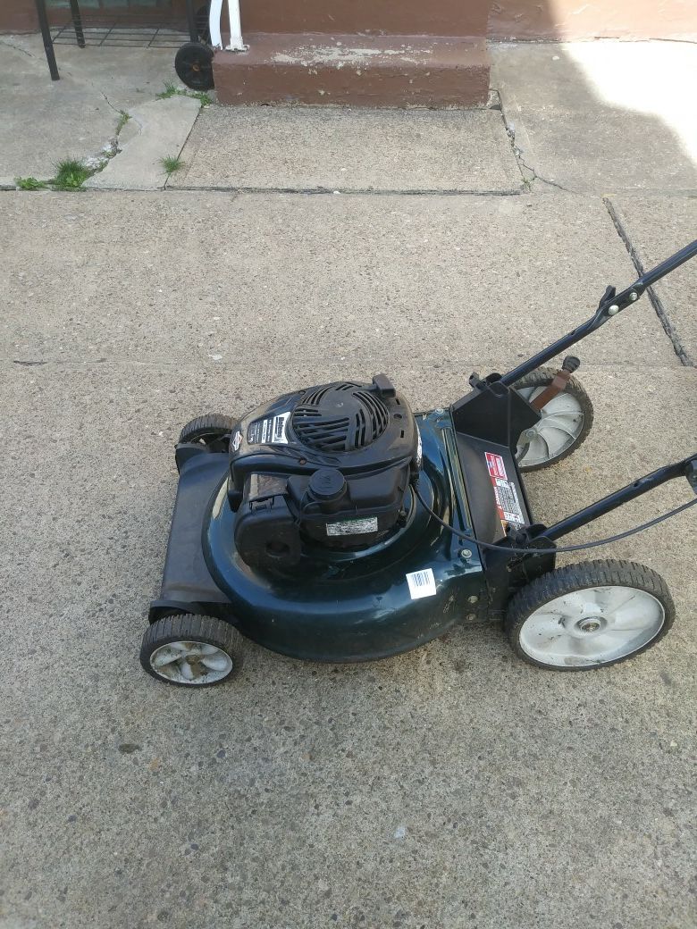 big wheel lawn mower