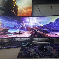 Samsung Odyssey CRG9 49’ 1440p 120hz Ultra Wide Screen 