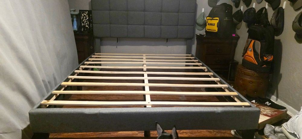 Queen Bed Frame W/ Headboard