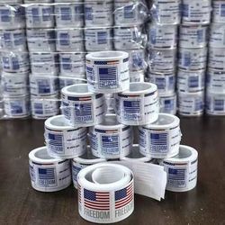🇺🇸 5 Rolls of 100/ea SEALED USPS Forever Postage Stamps