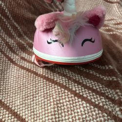 Toddler unicorn helmet