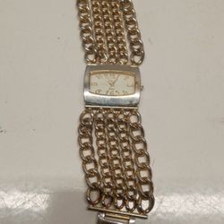 Old Faded Costume Jewelry Watch UNTESTED 