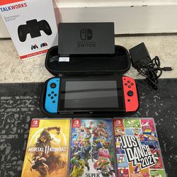 Nintendo Switch With 3 Games 256GB MicroSD