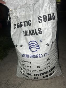 48 Pound Bag Sodium Hydroxide 