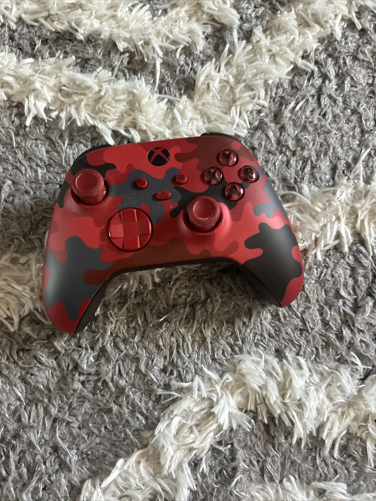 Xbox Red Camo Controller