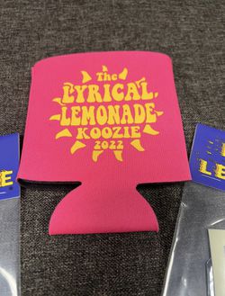 2 packs of Lyrical Lemonade Stickers and can-koosie Thumbnail