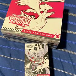 White Flare Sealed Pokémon Cards