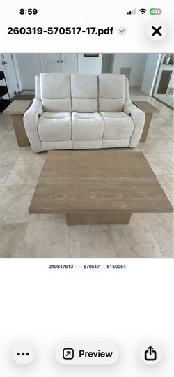 Coffee Table: Boca Grande Coffee Table from City Furniture in Light Tone Oak