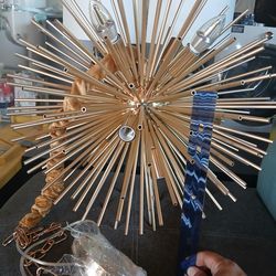 Mid century modern starburst lamp