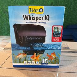 NEW Tetra Whisper IQ 45 gallon tank filter 