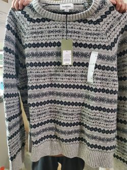 Mens XL GRAY SWEATER