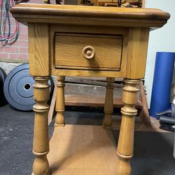 Wood Nightstand/ End table
