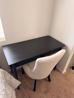 Desk with chair