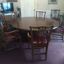 Wooden Table And Chairs