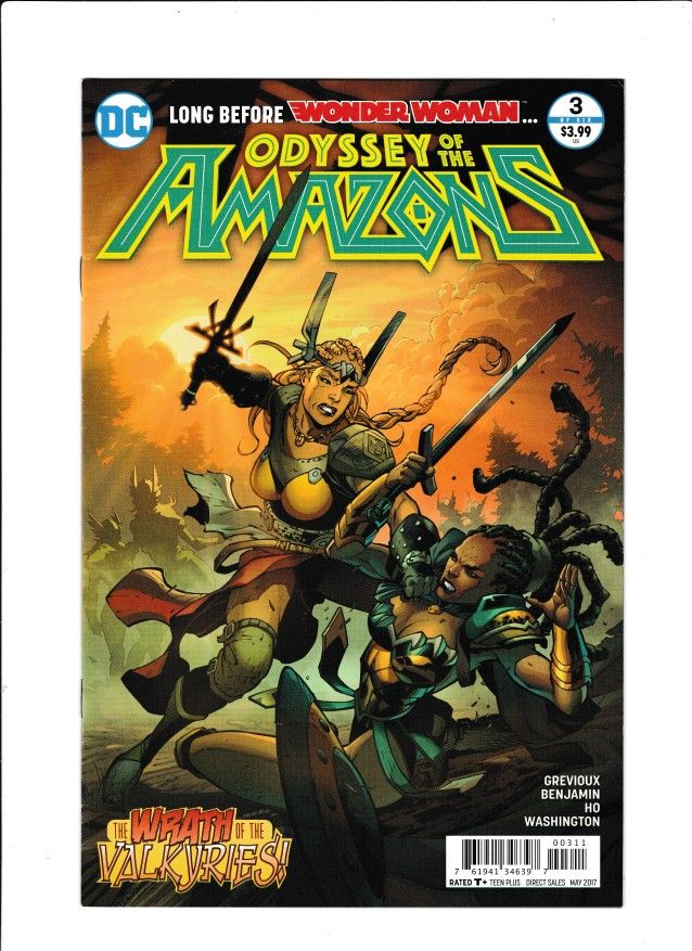 THE ODYSSEY OF THE AMAZONS #03 (2017) RYAN BENJAMIN | DIRECT SALES | 1ST PRINT