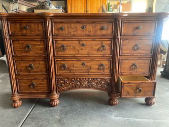 Long 12 Drawer Dresser