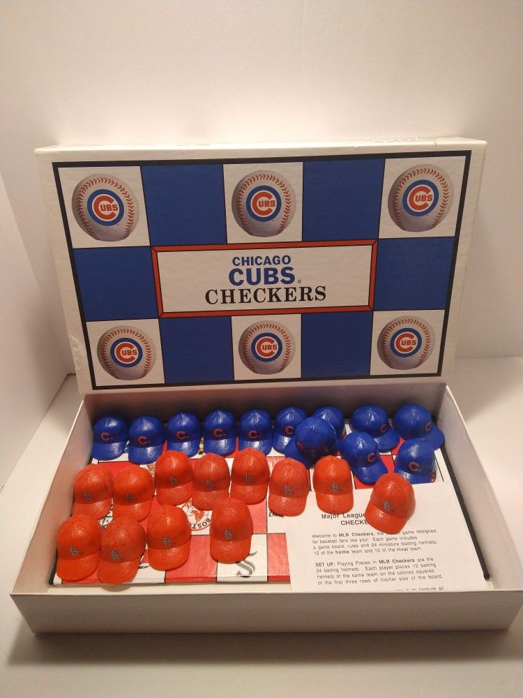 Chicago Cubs Checkers VS St. Louis Cardinals Official MLB Game