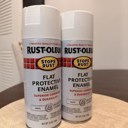 WHITE FLAT PROTECTIVE ENAMEL 