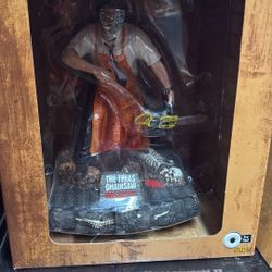 Leatherface Statue Makes Noise