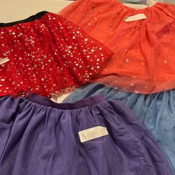 4 Skirts 5-7 Years Old 