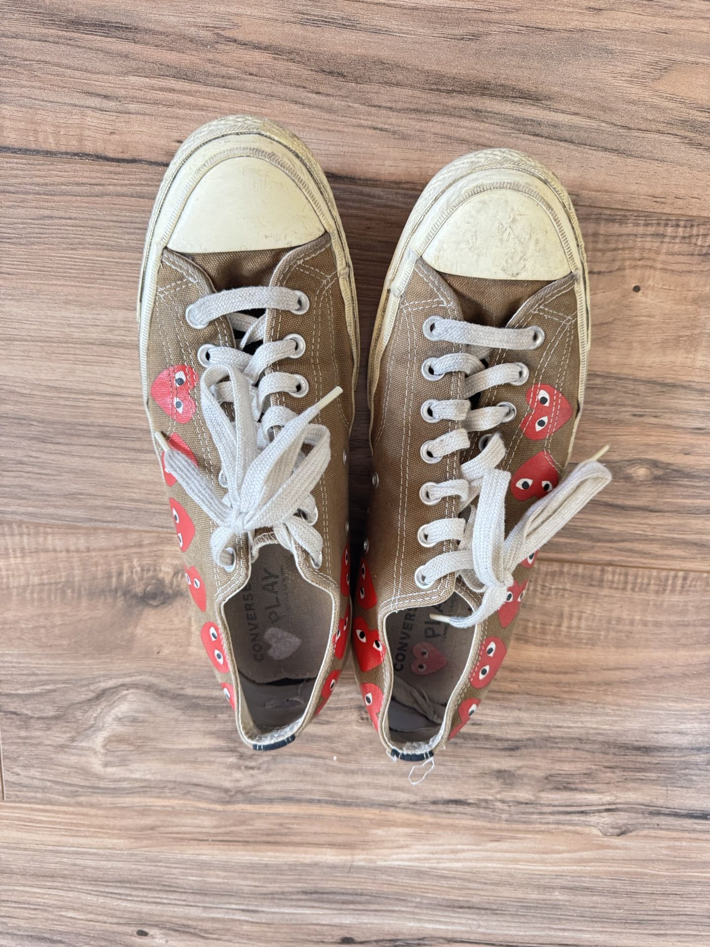 Converse x CDG PLAY Chuck Taylor Low – Size 10.5 – Limited Edition