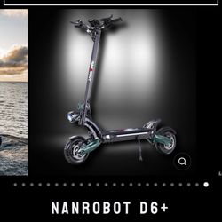 Electric Scooter Nanorobot D6+ 60v Long Last Battery